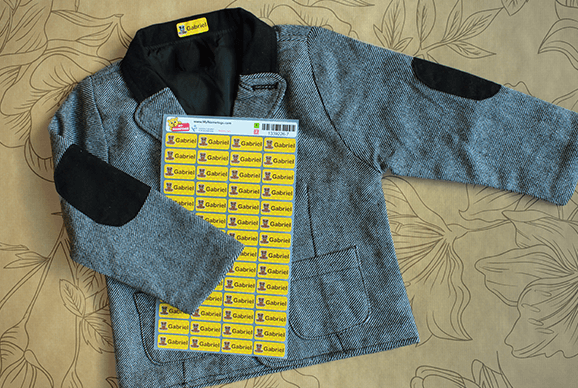 My Nametags etiquetas termoaderentes personalizadas para o uniforme escolar